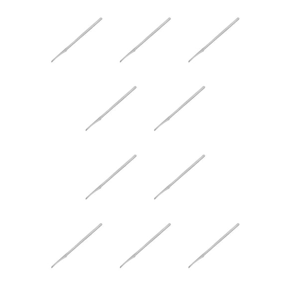 Minnieouse Rascador de pies de acero inoxidable, Lima removedora de callos, herramientas de pedicura agrietadas portátiles profesionales con mango, cuidado Tipo 1 10piezas Minnieouse  CBP016565