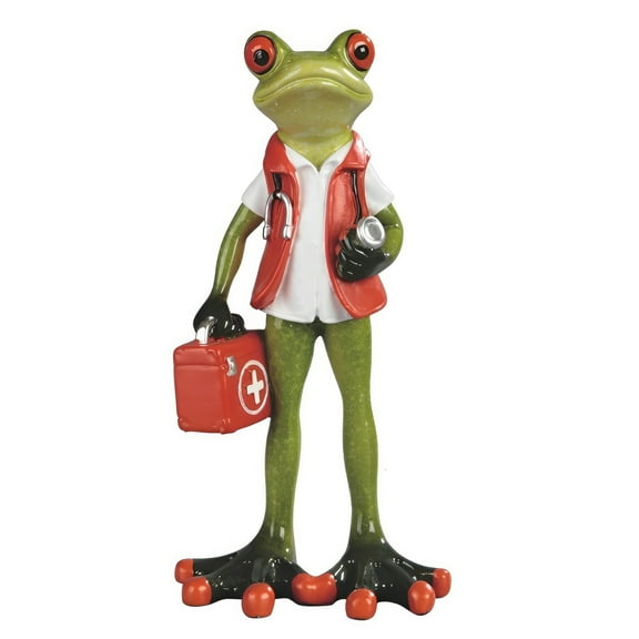 FC Design 6.5 H Doctor Frog Standing Figurine Statue Sculpture Ornament Decoration Home/Room Decor and Unique Gift Ideas for Housewarming, Holidays and Birthdays