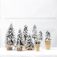 thumbnail image 5 of Mini árbol de Navidad Artificial con cifrado de nieve blanca, luz de escritorio, decoración familiar para el hogar, Año Nuevo, 5 of 5