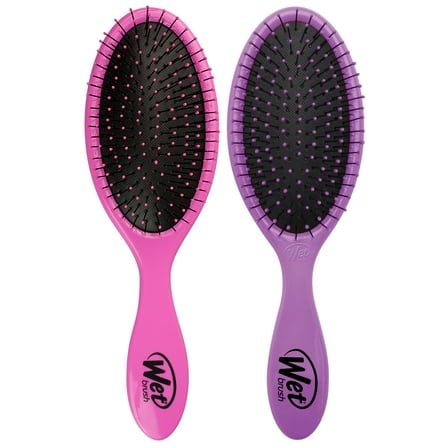 Wet Brush Original Detanlger 2-Piece Set, Pink & Purple