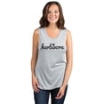 thumbnail image 2 of Herbivore Women's Fashion Sleeveless Muscle Workout Yoga Tank Top Sport Grey Medium, 2 of 3