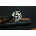 thumbnail image 5 of Roarsilver Motorcycle Enthusiast's Choice: 925 Sterling Silver Skeleton Rider Ring | 15, 5 of 5