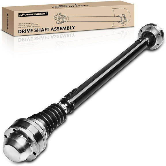 A-Premium Front Complete Drive Shaft Prop Shaft Driveshaft Assembly Compatible with Jeep Grand Cherokee 1999 2000 2001 2002 V8 4.7L, Replace# 52111593AB