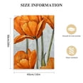 thumbnail image 2 of JEUXUS  Orange Flower Canvas Wall Art Tulip Flower Painting Prints Modern Floral Decor for Home Bedroom Ready to Hang, 2 of 5