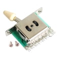 thumbnail image 3 of Fiocias Pickup Selector Switch Electric Guitar Accessory Pickup Lever Switch Replacement Part Musical Instrument Attachment Component With Screws Mounting Hardware Quiet Switching Yellow 3 Way, 3 of 8