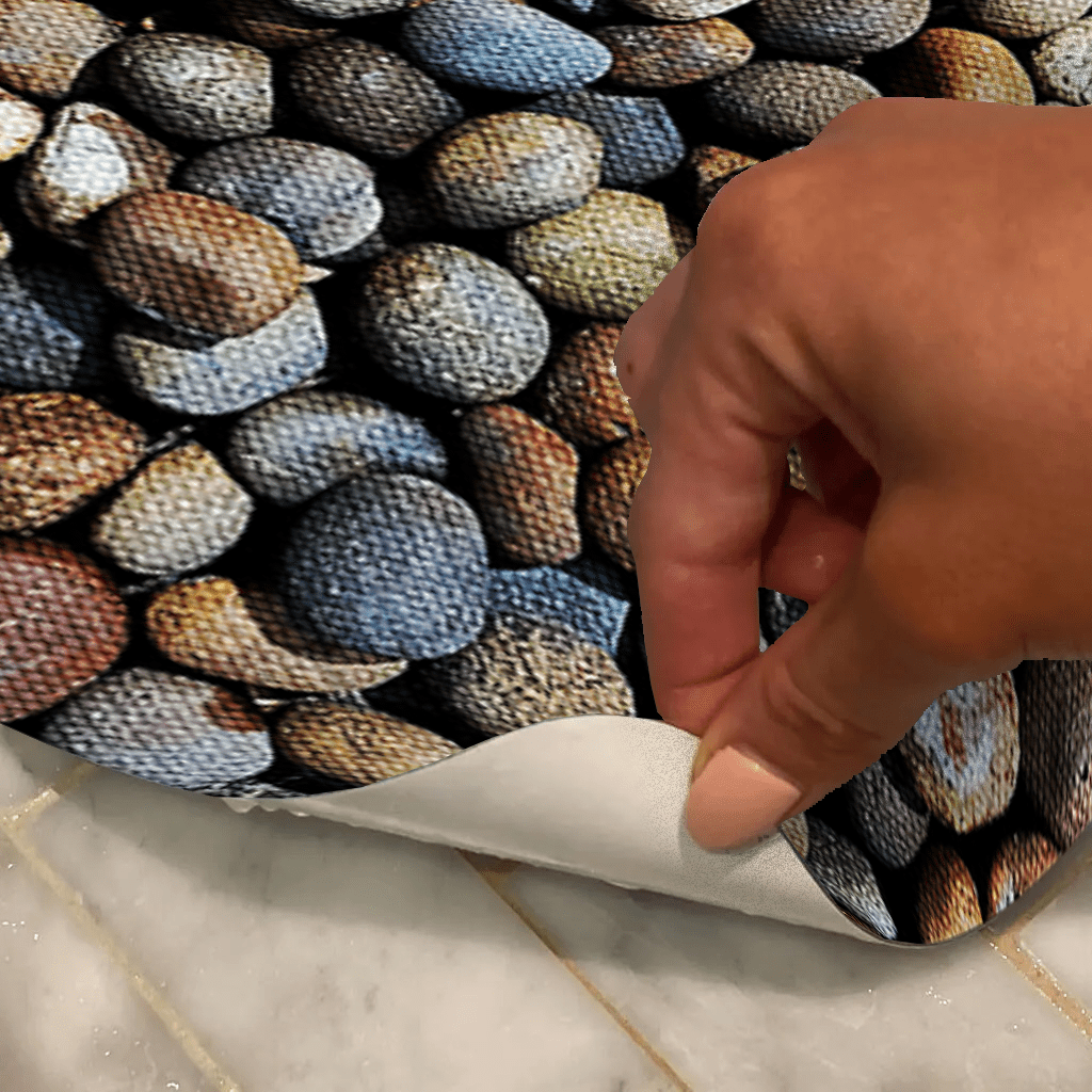 Kahuna Grip™ Non-Slip Bath & Shower Mat - River Rock (14x27)