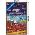 thumbnail image 2 of Minecraft - World Beyond Wall Poster, 22.375" x 34", Framed, 2 of 3