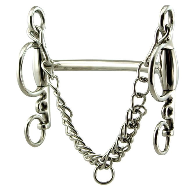 Coronet Flat Ring Mullen Mouth Eggbutt Bit | Mild Horse Bit With 3 Inch Rings | 10mm Mouthpiece
