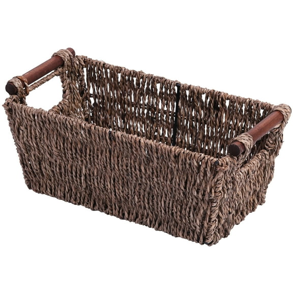 Seagrass Counter-Top Basket Great for Folded Paper Towel