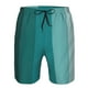 thumbnail image 3 of Fotbe Teal Color Trajes de Baño Estampados para Hombre, Shorts de Verano de Secado Rápido, Ropa de Playa, Bañadores-Small, 3 of 6