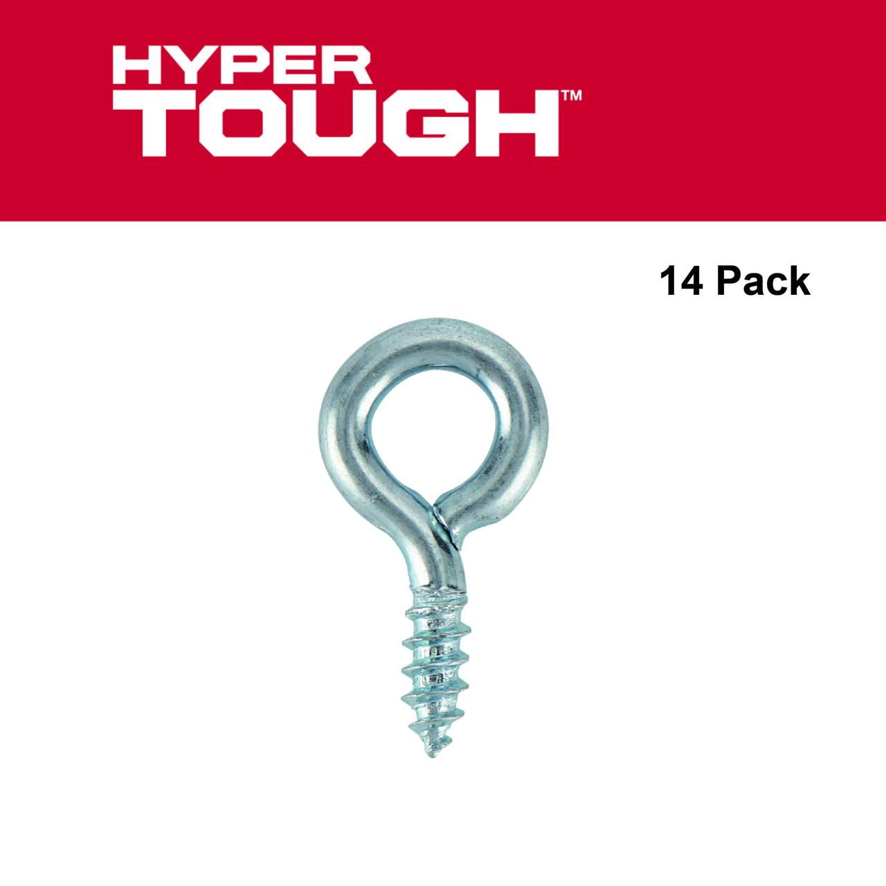Hyper Tough 1-1/8 inch screw eye Zinc Plated 14 Pack for Light