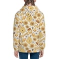 thumbnail image 6 of Sikiie Honey Honeycomb Zip Up Hoodie Teenage, hoodies for Teenage, Zipper Sweatshirt Jacket for Daily, Traveling-Small, 6 of 6
