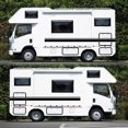 thumbnail image 2 of Car Two side RV Stripes Graphics Decals Car Stickers Vinyl Graphics for Caravan Travel Trailer Camper Van, 2 of 6