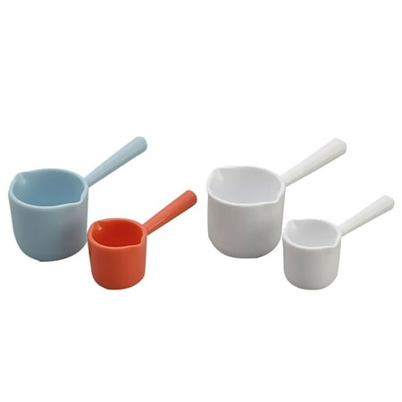 

HEMOTON 4pcs Mini Spoon Powder Spoon Household Small Spoon Coffee Scoop Kitchen Baking Utensils (Random Color)