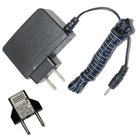 

HQRP Charger AC Adapter for No! No! NoNo Hair Removal System MICRO PRO ULTRA SKIN Pro-3 Pro-5 DC Power Supply Cord Cable PS Wall Mains PSU Adaptor + Euro Plug Adapter
