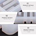 thumbnail image 3 of Creative Epoxy Mold Silicone Storage Box Mould DIY Lipstick Storage Mold, 3 of 7