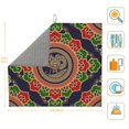 thumbnail image 3 of XMXT Microfiber Drying Mat for Kitchen Counter, Seamless Dragon Decoration Pattern Absorbent Dish Drying Mats for Sink Dishes Rack Pad, 16 x 18 inches, 3 of 9