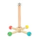 thumbnail image 1 of Puesto De Madera Para Loros Jaula colgante de madera para loros, 20 x 16 x 9 cm, con soporte giratorio de 360 grados y cuerda de sisal para loros pequeños, agapornis y una sola pieza. Rkxzt, 1 of 6