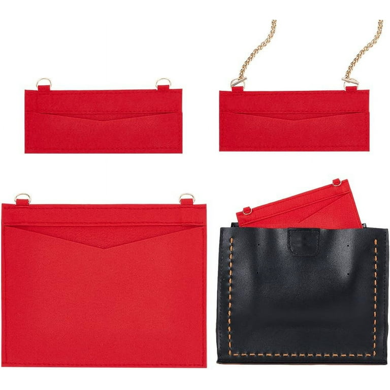 5 Colors Felt Purse Organizer Insert Handbag Organizer Inside Crossbody  Purse Conversion Kit Women Clutch Envelope Bag Insert Liner for LV Kirigami