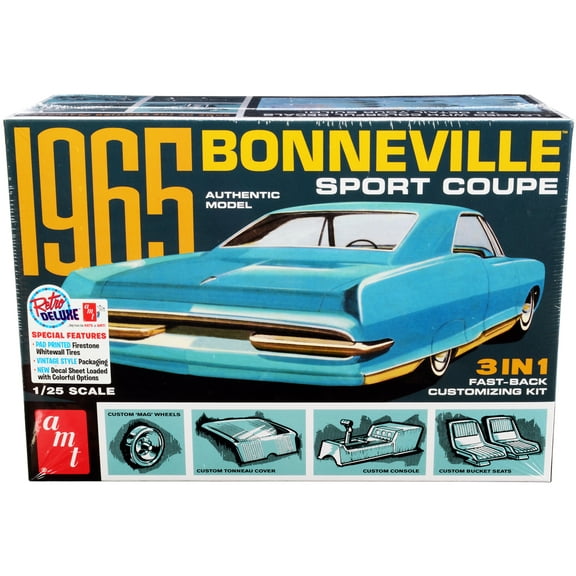 AMT 1965 Pontiac Bonneville 125 AMT1260 Plastics Car/Truck 1/24-1/25