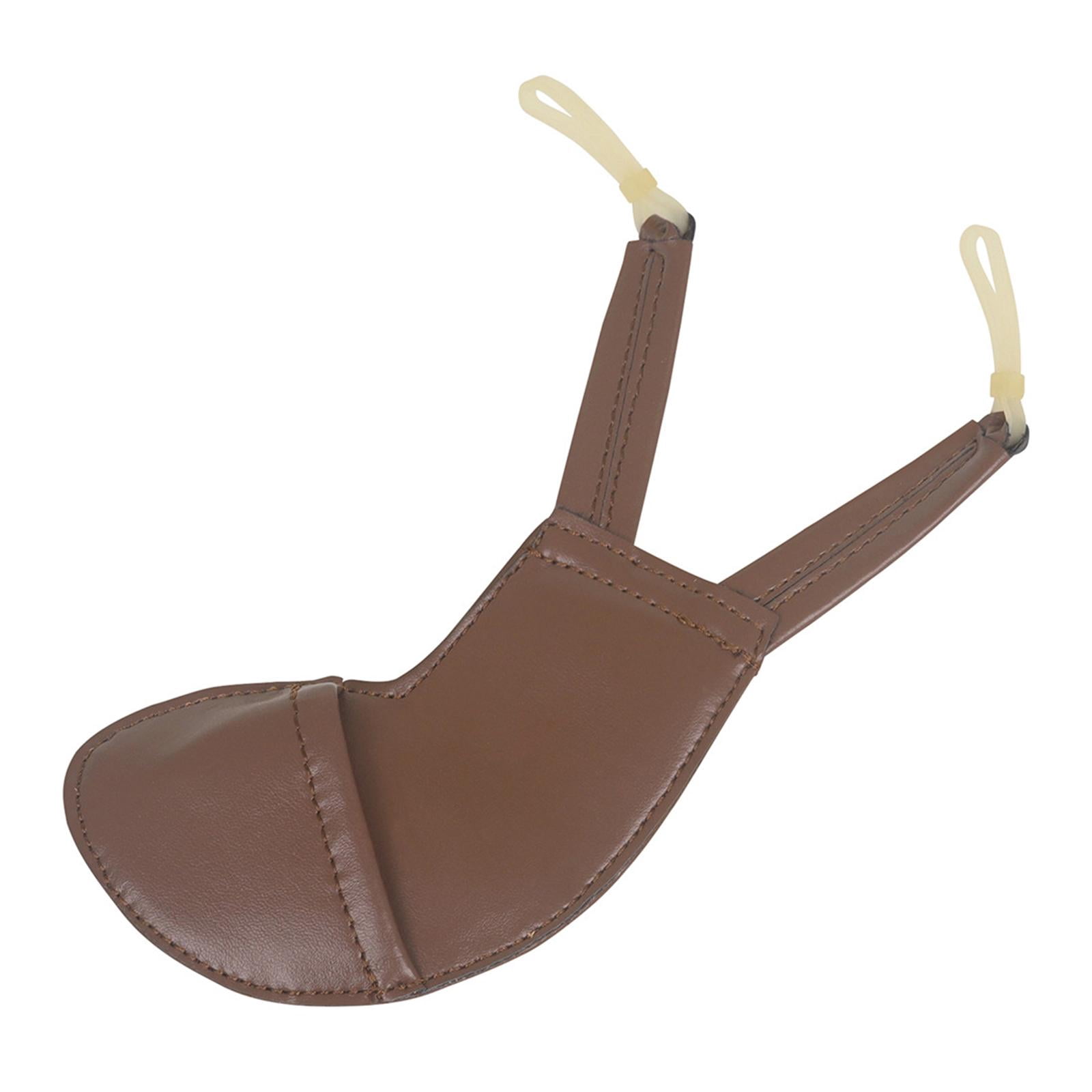 LeeQinersw 1/4 - 1/2 Violin Shoulder Rest Chinrest Support Violin Tool Comfortable Chinrest Brown