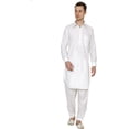 thumbnail image 1 of Royal Men's Classic Collar Cotton Blend Embroidered Pathani Suit, 1 of 1