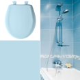 thumbnail image 3 of Asiento de inodoro Bemis 200SLOWT 464, redondo, cierre lento, azul Dresde, 3 of 6