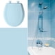 thumbnail image 3 of Asiento de inodoro Bemis 200SLOWT 464, redondo, cierre lento, azul Dresde, 3 of 6