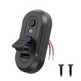 thumbnail image 1 of SharkTRUE |6262|Description|Fast Charging 3-Port USB Car Charger Panel With LED Light & Safety Protection For 12V/24V Vehicles|, 1 of 8