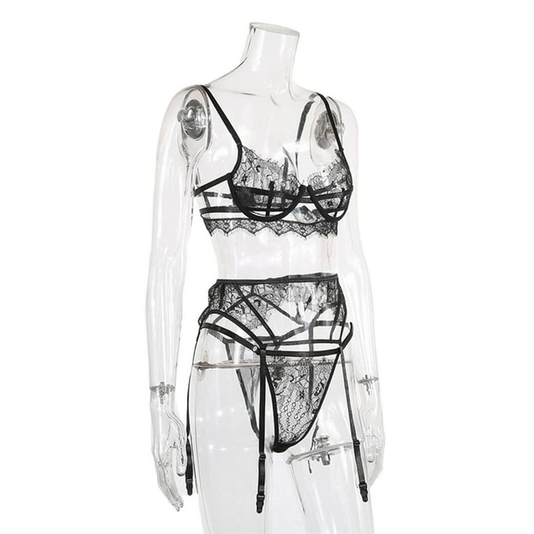 Kiapeise Women Sexy-Lingerie Nightwear Dress Babydoll G-string
