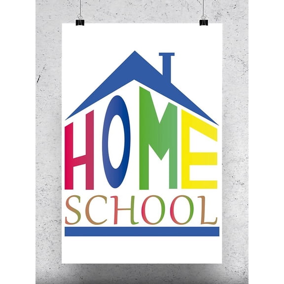 Home School Poster -Image by Shutterstock