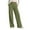 502_Green, variant on KALE Women Linen Pants Palazzo Women's Solid Colored Cotton And Button Down Wide Leg Long With Loose Outer Pockets Women Pants Black