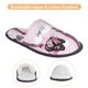 thumbnail image 3 of Balery Eiffel Tower and Butterflies Pantuflas de Casa de Felpa Silenciosas con Diseño Estampado, Zapatillas Cómodas Antideslizantes de Algodón para Interior-Medium, 3 of 8