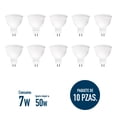 thumbnail image 2 of Foco Led Icon  Mr16 Gu5.3 7w Luz Cálida Ilumina 50w Pack 10pz, 2 of 8