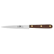 4-Inch Straight Paring Knife, Brown Rosewood Handle, Full tang Blade. By ICEL