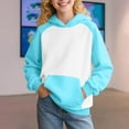 thumbnail image 4 of KAUOD Teen Girls Cotton Hoodies Oversized Pockets Pullover Hoodie Sweatshirts Kids Thick Fleece Fall Preppy Cute Tops Clothes, 4 of 7