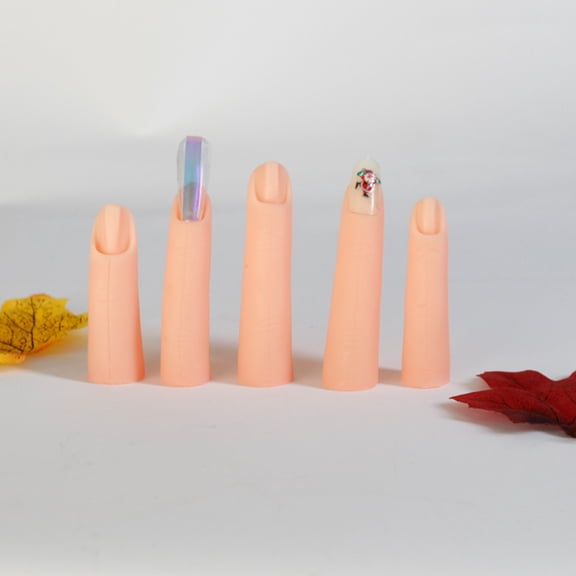 SOPOTUTU nail practice hand silicone manicure training for salon artists nail art design 5pcs