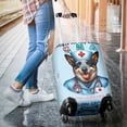 thumbnail image 3 of Just a Certified Nursing Assistant Cna Who Loves Her Australian Cattle Dog Travel Luggage Cover Heeler Lover Gifts Suitcase Dust Protective Decor - 00003, 3 of 5
