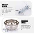 thumbnail image 6 of Djunllk Dog Bowls - Stainless Steel Bowls Cage Hanging Fixed, Dishwasher Safe, Lightweight Dog Food Bowl for Feeding Small Medium Large Dogs Cats Puppies, Natural, 6 of 9