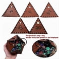 thumbnail image 3 of PU Leather D20 Dice Bag, Versatile Dice Bag Portable Drawstring Bag For, Games, Dnd Dice Bag, Br, 3 of 4