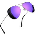 thumbnail image 1 of Gafas de sol Joopin Trendy Purple Polarized UV400 con montura plateada, 1 of 6
