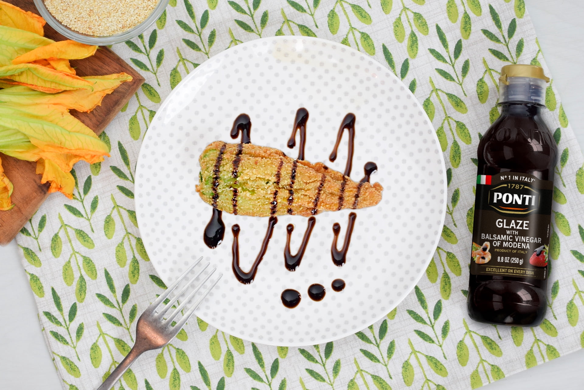 (3 pack) PONTI Glaze with Balsamic Vinegar of Modena, 8.8 oz