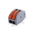 thumbnail image 4 of 20pcs 2/3/5 Way bloque de terminales reutilizable Spring Lever cable eléctrico conector de alambre Khall Tendencias, 4 of 6
