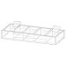 thumbnail image 3 of Five Pocket Acrylic Display Trays for Slatwall, 29994, 3 of 4