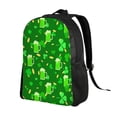 thumbnail image 2 of Easygdp St Patrick's Day2 Mochila Versátil y Elegante: Comodidad, Almacenaje y Durabilidad para la Universidad, Trabajo, Viajes y Uso Diario, 2 of 8