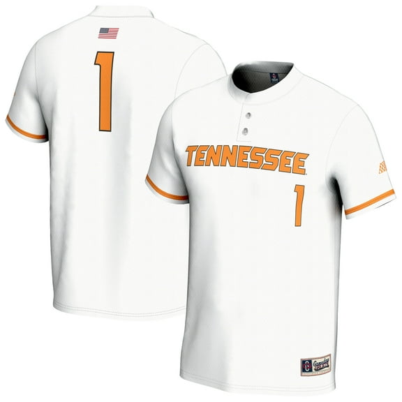 Youth GameDay Greats #1 White Tennessee Volunteers Lightweight Baseball Fashion Jersey
