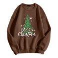 thumbnail image 3 of Women's Christmas Merry Letters Casual Long Sleeved Hoodie, 3 of 3