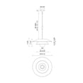 thumbnail image 3 of PD475120BGCL-Alora Lighting-Tetsu - 1 Light Pendant-7.5 Inches Tall and 19.5 Inches Wide-Brushed Gold Finish, 3 of 7