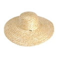 thumbnail image 2 of Sombrero de paja con protección solar para trabajo shamjiam ligero funcional transpirable correa de barbilla ajustable Diámetro 40cm, 2 of 8