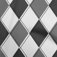 thumbnail image 1 of oneOone Rayon Dark Gray Fabric Argyle Sewing Material Print Fabric By The Yard 56 Inch Wide, 1 of 4